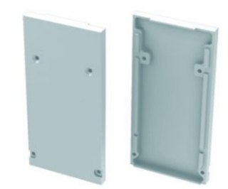 Zaślepka aluminiowa do profilu LED DULIO - Biała