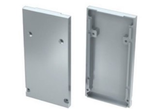 Zaślepka aluminiowa do profilu LED DULIO - Srebrna