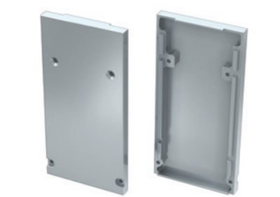 Zaślepka aluminiowa do profilu LED DULIO - Srebrna Zaślepka aluminiowa do profilu LED DULIO - Srebrna