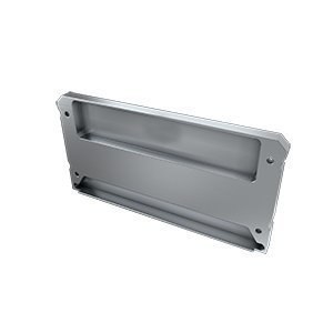Zaślepka aluminiowa do profilu LED LARGO - Srebrna