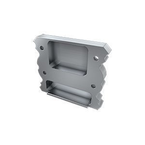 Zaślepka aluminiowa do profilu LED TALIA - Srebrna