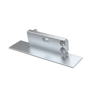 Zaślepka aluminiowa do profilu LED ZATI - Srebrna - LEWA