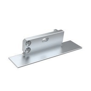 Zaślepka aluminiowa do profilu LED ZATI - Srebrna - PRAWA
