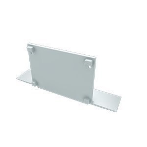 Zaślepka aluminiowa pełna do profilu Talia M3 - BIAŁA