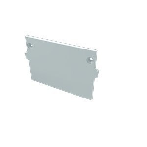Zaślepka aluminiowa prosta do profilu Talia M4 - BIAŁA