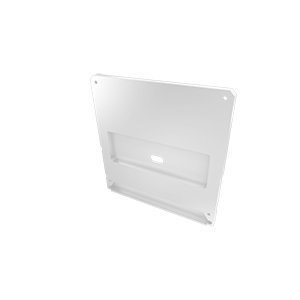 Zaślepka aluminiowa z otworem do profili LARGO + LARGO M2 - BIAŁA Zaślepka aluminiowa z otworem do profili LARGO + LARGO M2 - BIAŁA