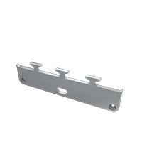 Zaślepka aluminiowa z otworem do profilu LARGO M1 - SREBRNA Zaślepka aluminiowa z otworem do profilu LARGO M1 - SREBRNA