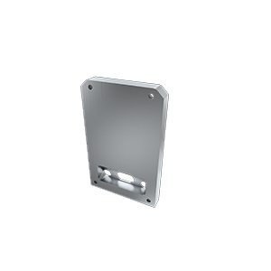 Zaślepka aluminiowa z otworem do profilu Talia M2 - SREBRNA Zaślepka aluminiowa z otworem do profilu Talia M2 - SREBRNA