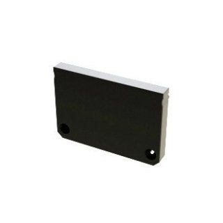 Zaślepka do profili aluminiowych typ Iledo - Czarna Wide