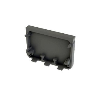 Zaślepka do profili aluminiowych typ Iledo - Czarna Wide