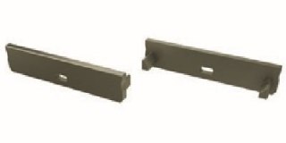 Zaślepka do profili aluminiowych typ Solis - Inox Wide z otworem