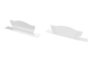 Zaślepka do profilu aluminiowego VEDA - Biała Zaślepka do profilu aluminiowego VEDA - Biała