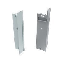 Zaślepka do zabudowy profilu aluminiowego Flaro - Srebrna - Lewa