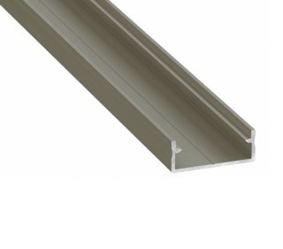 Profil LED nawierzchniowy DUAL inox - 2m