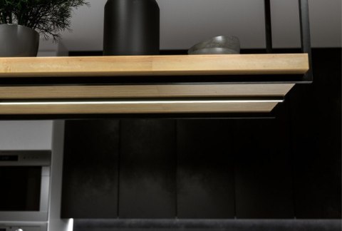 Profil LED nawierzchniowy DUAL srebrny - 1m Profil LED nawierzchniowy DUAL srebrny - 1m