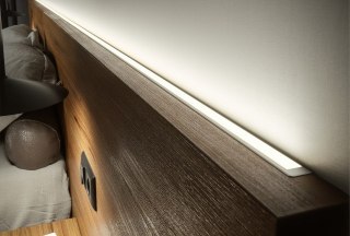 Profil LED wpuszczany J srebrny - 2m