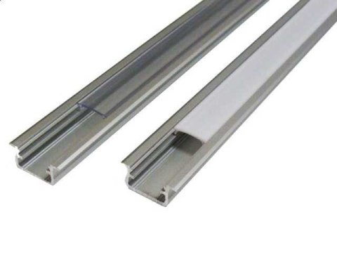 Profil aluminiowy do taśm LED srebrny - wpuszczany typ B LUMINES - 1 metr Profil aluminiowy do taśm LED srebrny - wpuszczany typ B LUMINES - 1 metr
