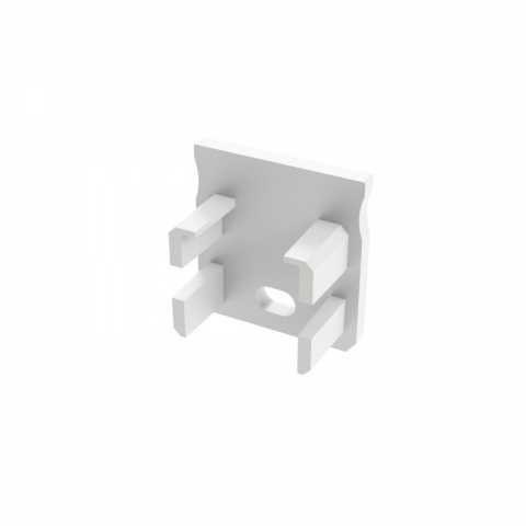 Zaślepka do profili aluminiowych typ Y - Biała Basic z otworem Zaślepka do profili aluminiowych typ Y - Biała Basic z otworem
