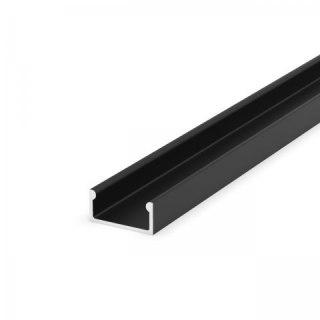 Profil LED aluminiowy P4-1 czarny - 2m