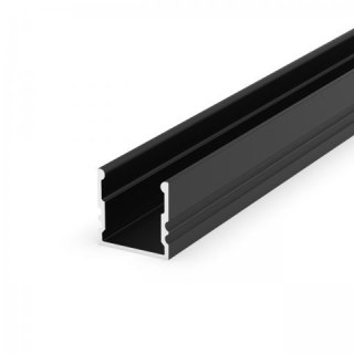 Profil LED natynkowy P5-1 czarny - 2m