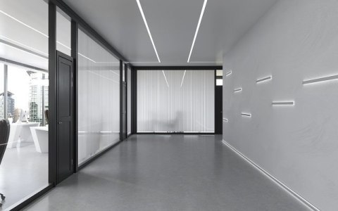Profil LED nawierzchniowy P9-1 srebrny - 1m Profil LED nawierzchniowy P9-1 srebrny - 1m
