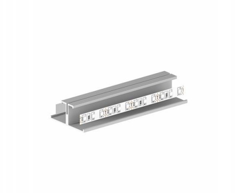 Profil LED nawierzchniowy P9-1 srebrny - 1m Profil LED nawierzchniowy P9-1 srebrny - 1m