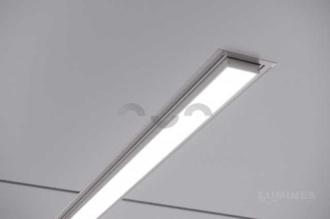 Profil aluminiowy do taśm LED - LARGO - srebrny anodowany - 1 metr Profil aluminiowy do taśm LED - LARGO - srebrny anodowany - 1 metr