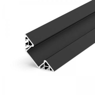 Profil kątowy LED P7-1 czarny - 2m