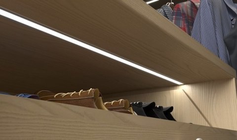 Profil wpuszczany LED P6-2 srebrny - 1m Profil wpuszczany LED P6-2 srebrny - 1m