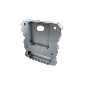 Zaślepka aluminiowa z otworem do profili Talia + Talia M1 - SREBRNA Zaślepka aluminiowa z otworem do profili Talia + Talia M1 - SREBRNA