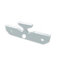 Zaślepka aluminiowa z otworem do profilu Talia M1 - BIAŁA Zaślepka aluminiowa z otworem do profilu Talia M1 - BIAŁA