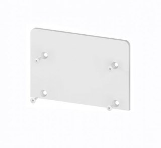 Aluminiowa zaślepka bez otworu P24-2 - srebrna