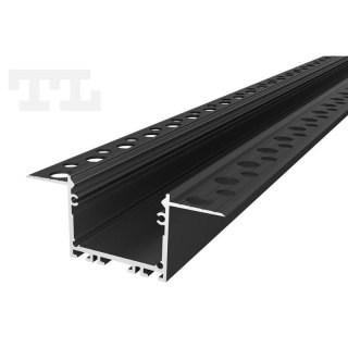 Profil LED GK22-7 Czarny - 1M