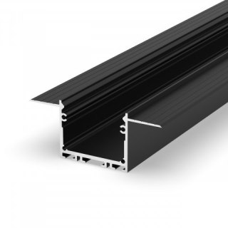 Profil LED aluminiowy P22-7 czarny - 1m