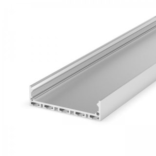Profil LED aluminiowy nawierzchniowy P20-1 srebrny - 1m