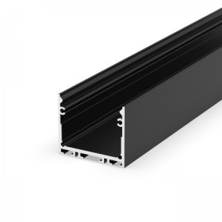 Profil LED architektoniczny P22-3 czarny - 2m