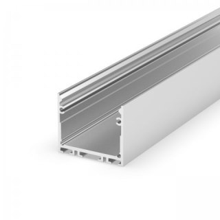 Profil LED architektoniczny P22-3 srebrny - 1m