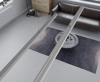 Profil LED architektoniczny P22-3 srebrny - 2m