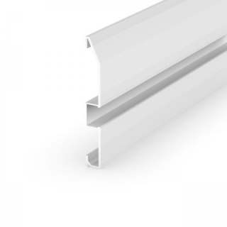 Profil LED przypodłogowy P16-1 biały - 2m