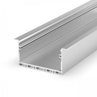 Profil LED wpuszczany P23-1 srebrny - 2m
