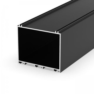 Profil aluminiowy LED P23-4 czarny - 1m