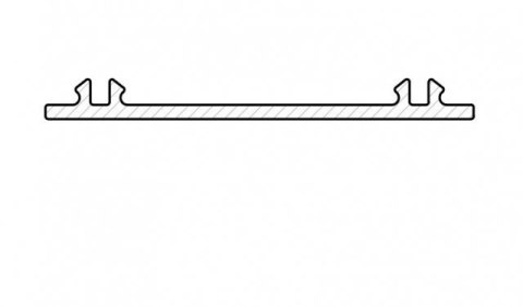 Profil montażowy P22-6 - 2m