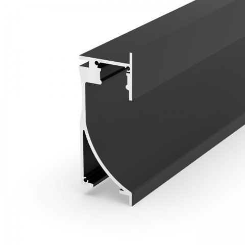 Profil przypodłogowy LED P26-1 czarny - 1m Profil przypodłogowy LED P26-1 czarny - 1m