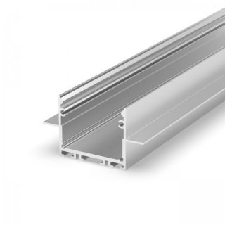 Profil sufitowy LED P22-2 srebrny - 1m