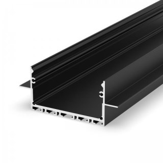 Profil sufitowy LED P23-2 czarny - 1m