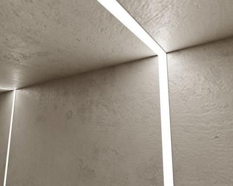Profil sufitowy LED P23-2 srebrny - 1m Profil sufitowy LED P23-2 srebrny - 1m