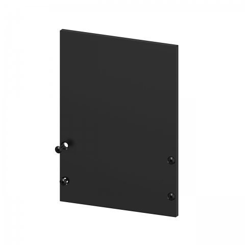Zaślepka aluminiowa bez otworu P23-3+P23-4+P23-6 - czarna Zaślepka aluminiowa bez otworu P23-3+P23-4+P23-6 - czarna