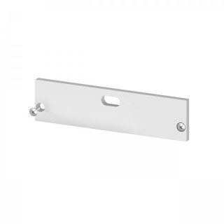 Zaślepka aluminiowa z otworem P20-1 - Srebrna