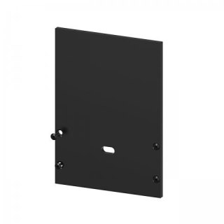 Zaślepka aluminiowa z otworem P23-3+P23-4+P23-6 - czarna