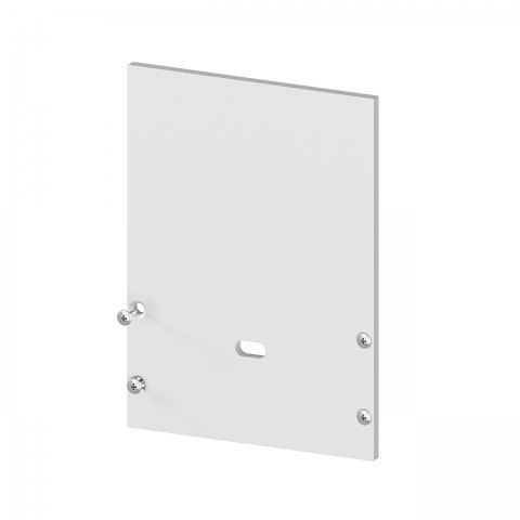 Zaślepka aluminiowa z otworem P23-3+P23-4+P23-6 - srebrna Zaślepka aluminiowa z otworem P23-3+P23-4+P23-6 - srebrna